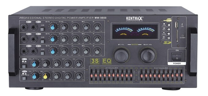 2.0 Channel 80W Stereo Extreme Power Amplifier USB FM Bt