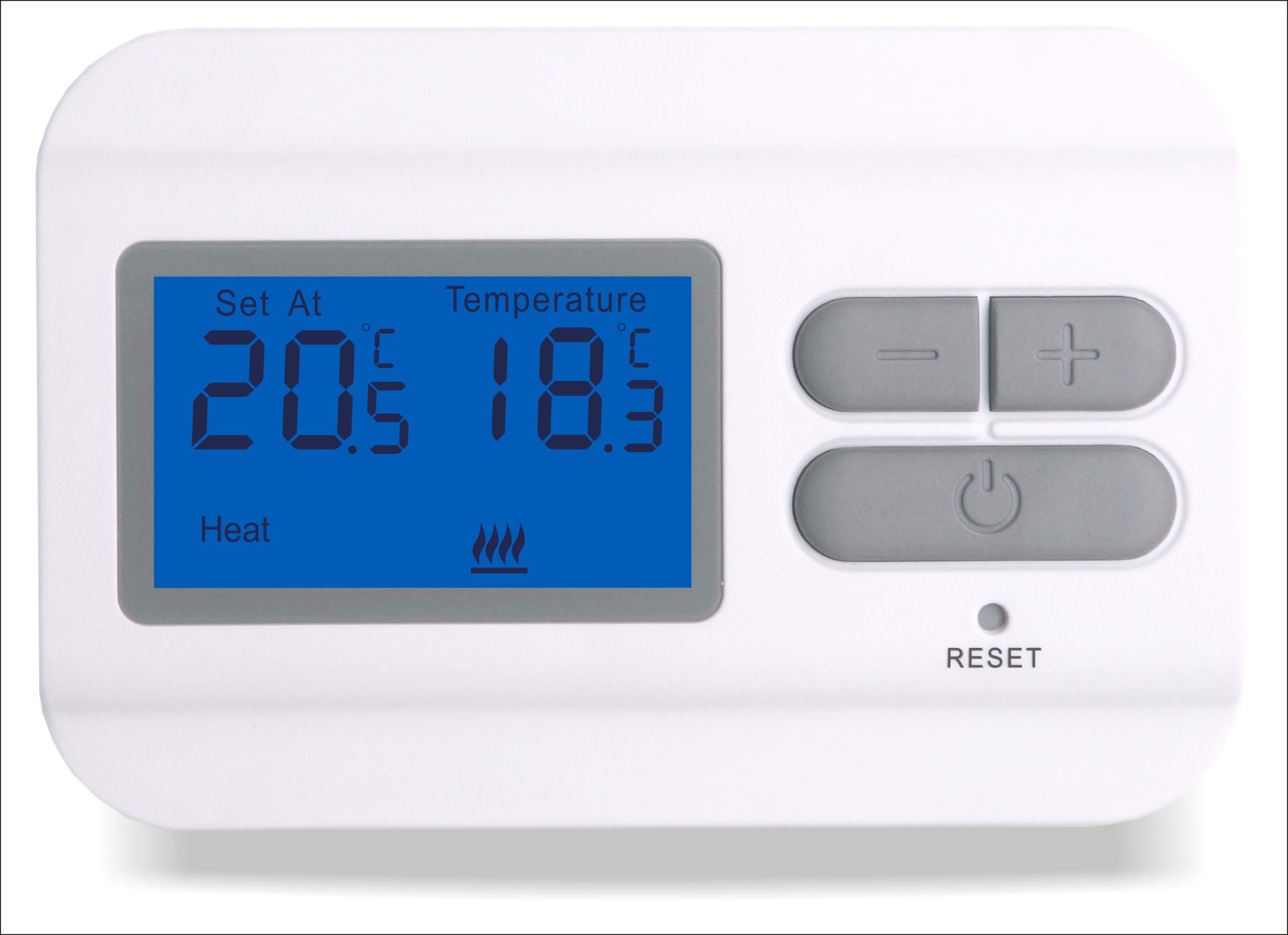 HVAC 230V Digital Wireless Non-Programmable Thermostat