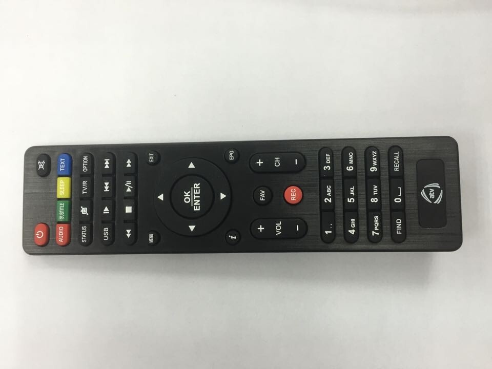 Black and High Quality TV Remote Controller