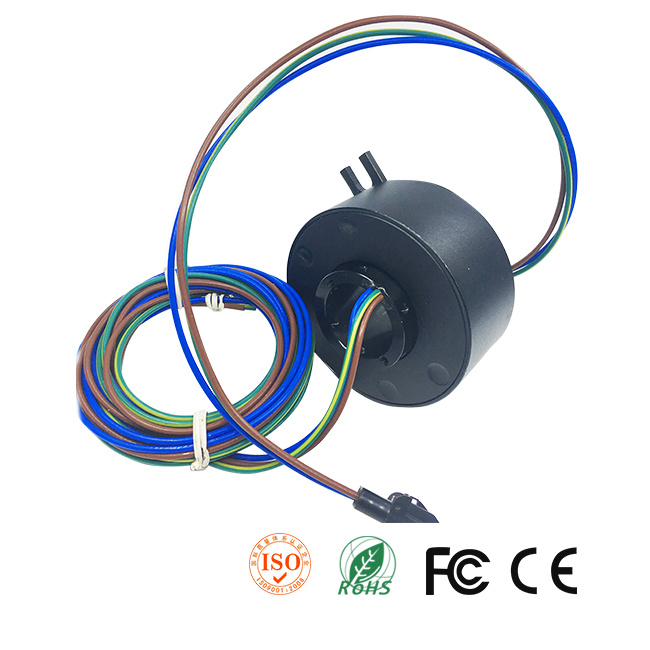 Through Hole Slip Rings with Terminal Connectors for Antennas