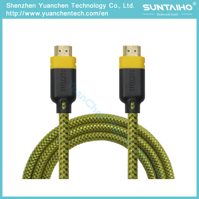 High Speed HDMI Cable with Dual Color PVC Shell