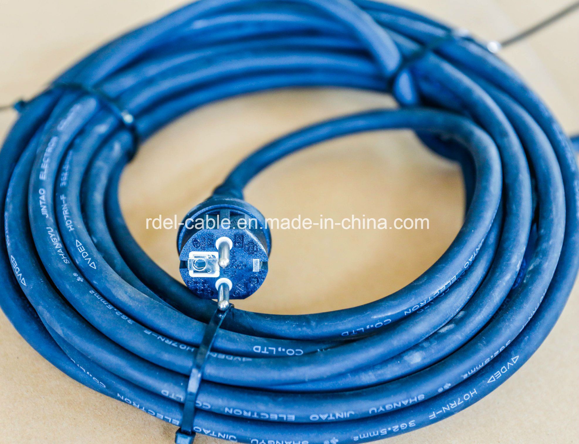 Europe Standard Electrical Cord VDE Grounding PVC Insulation AC Power Cord Cable