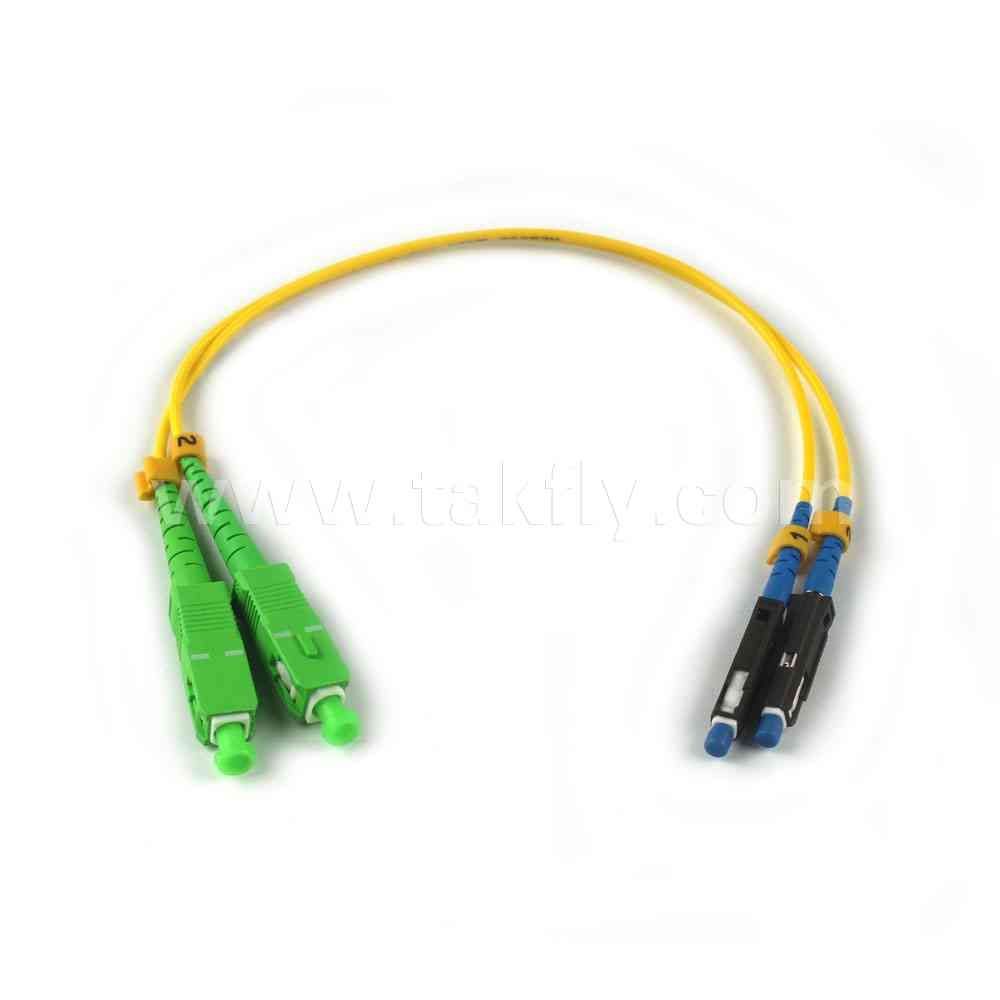 Sc/APC -Mu/Upc G652D/G657A1/G657A2 Sm Dx Fiber Optic Patchcord
