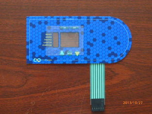 Waterproof Pet Tactile Membrane Switch Customizable Keypad / Single Membrane Switch