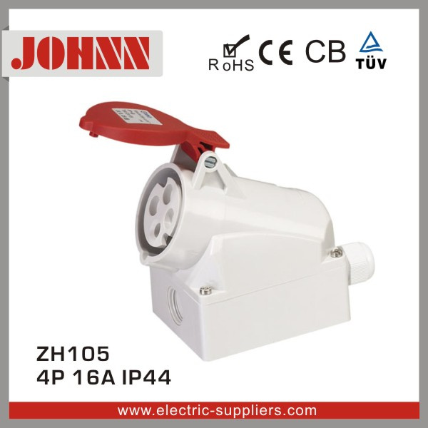 IP44 High-End Wall Mounted Socket for Industrial
