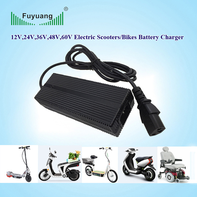 Three-Stage Charge 60V 2A Electric Motorcycle Battery Charger
