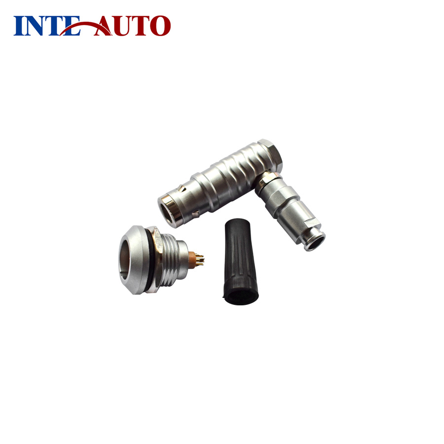Lemos 0K Series 7 Pins Circular Push Pull Electronic Connectors Plug Receptacle
