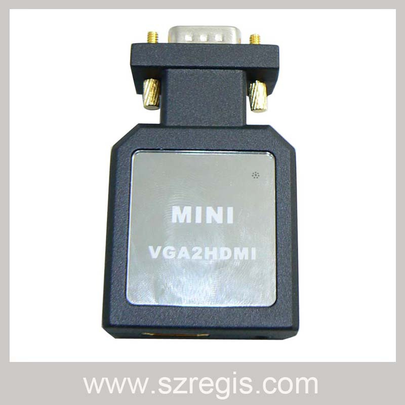 Mini Data Connector Adapter Coaxial VGA to HDMI Cable