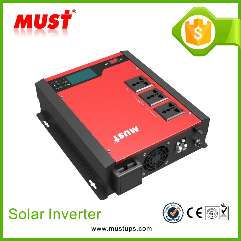 PV1100 Plus Series Lce LED Display Hybrid Solar Inverter 1000W with AC PV Charger