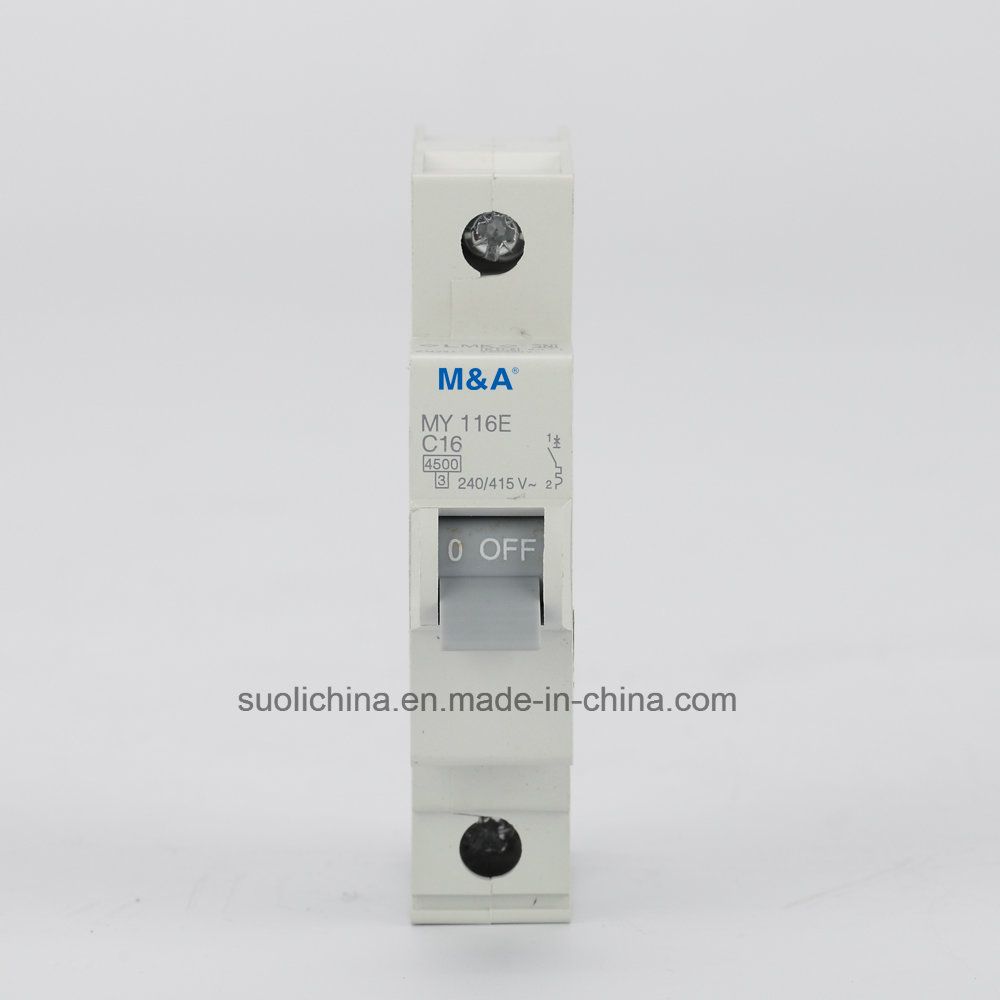 My Type Small Home Appliances 16AMP MCB Miniature Circuit Breaker