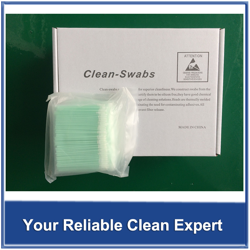 Small Head Cleaning Semiconductor Swab Use IC Optics-electronic Foam Cleaning Swabs