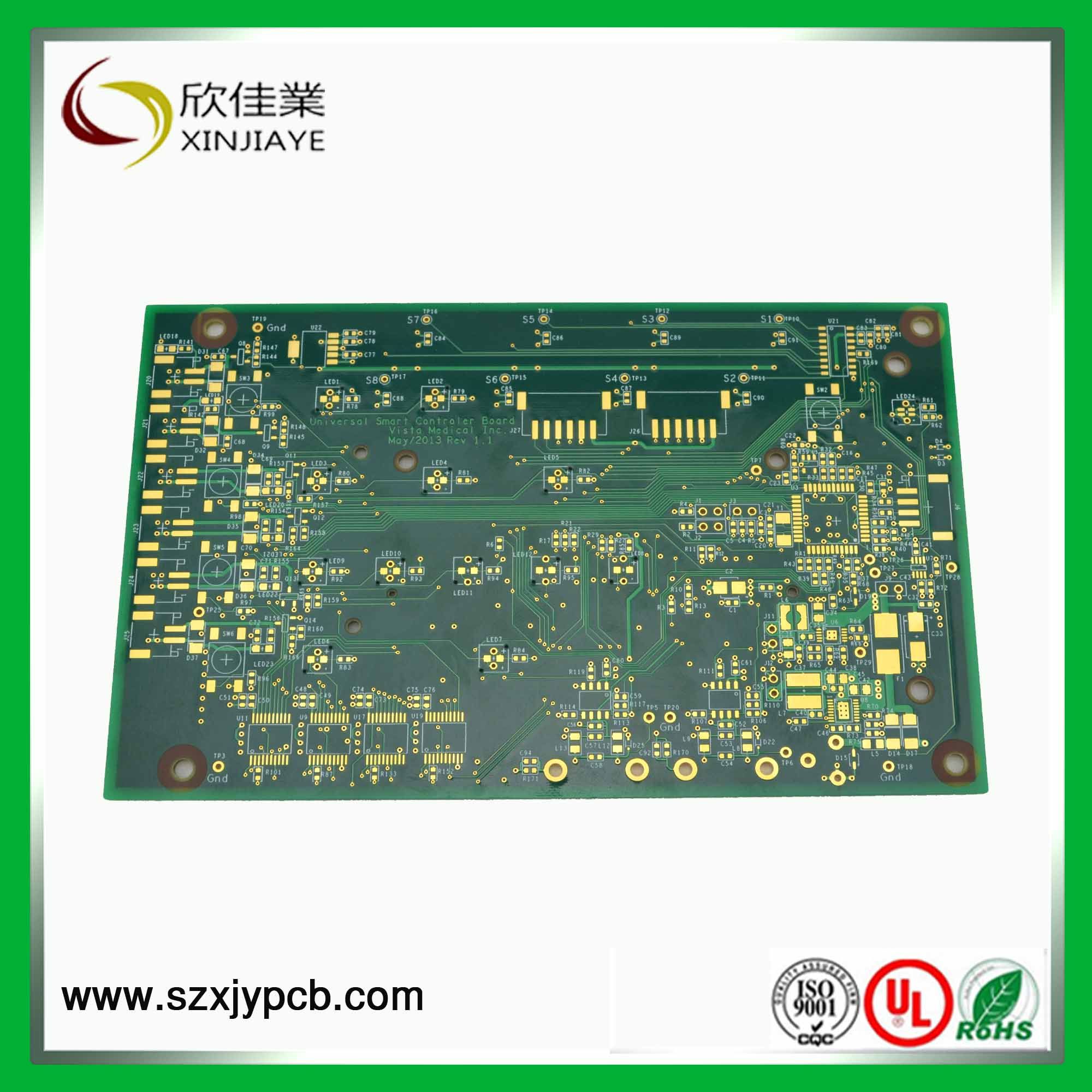 Multilayers PCB Board with High Quality, 1 to 8 Layers