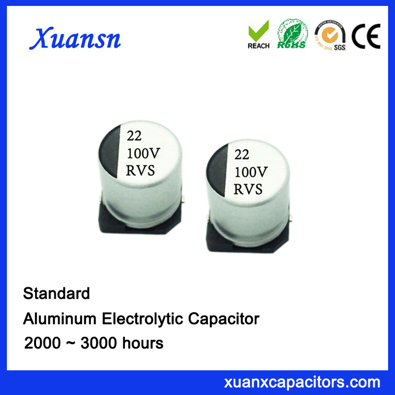 22UF 100V SMD General Aluminum Electrolytic Capacitor
