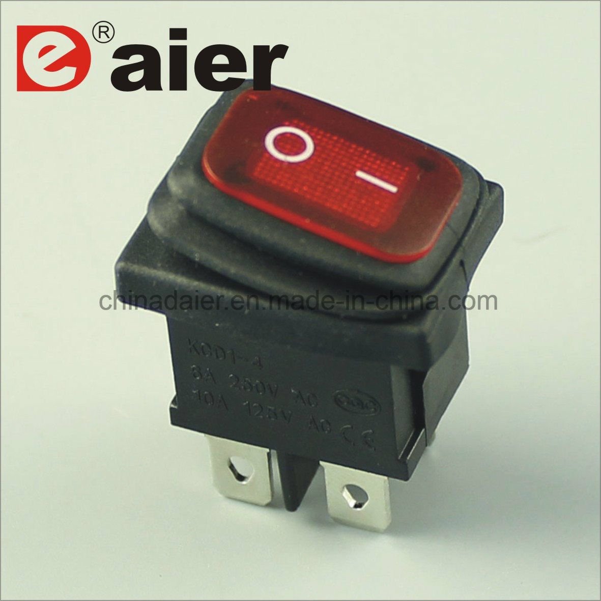 24V Light Kcd Double Pole Sealed Rocker Switch