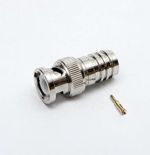 BNC Male to F Crimp Connector for Rg59/6