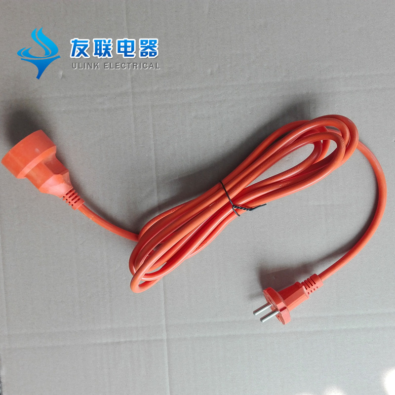 VDE Approved 2pins Europe Extention Power Cord