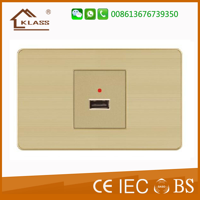 China Factory Supply Good Quality USB Wall Socket