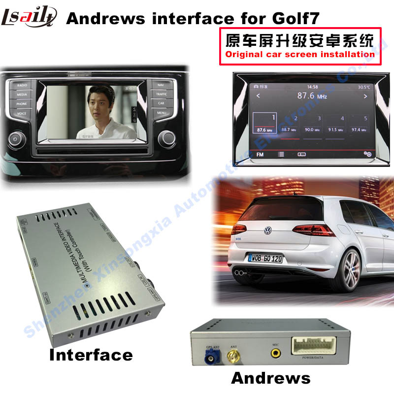 (13-16) Upgrade Car HD Multimedia Android Video Interface GPS Navigator for VW Passat