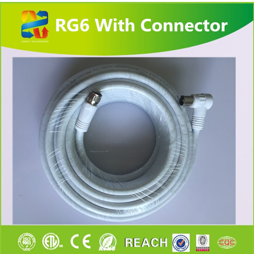 CCTV High Quality Cable Rg6u with Connector
