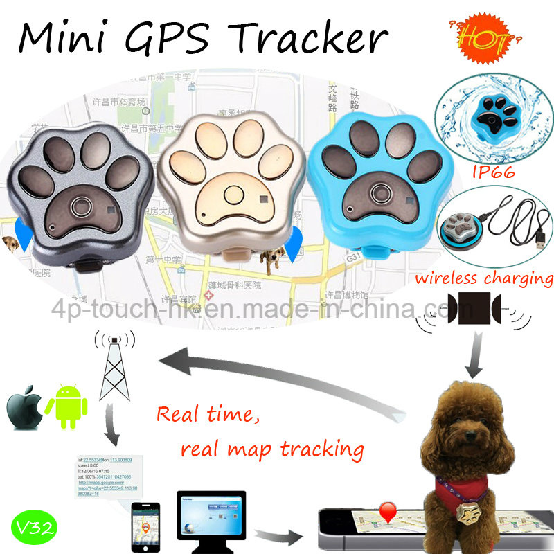 Hot Selling Pet GPS Tracker with IP66 Waterproof V32