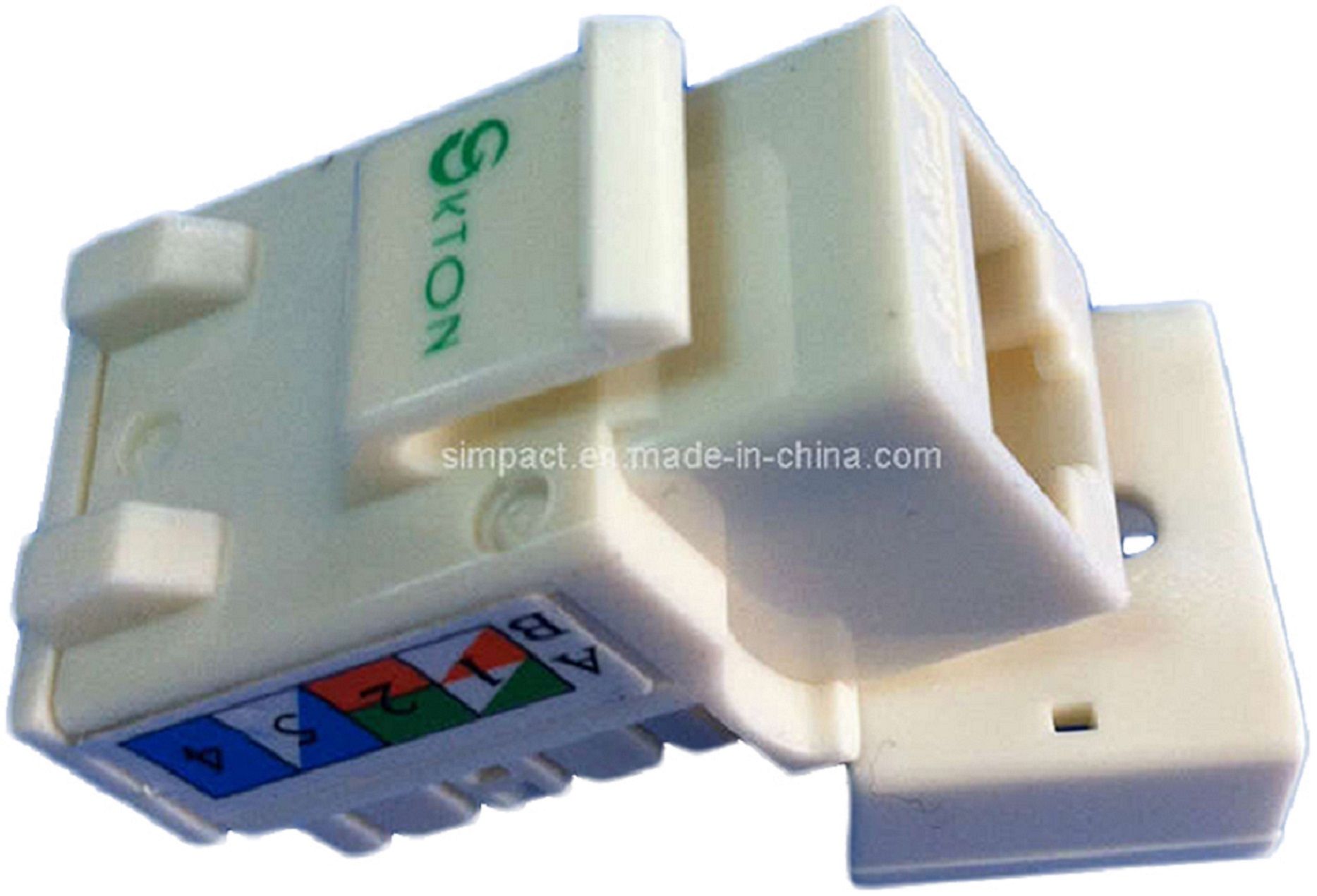 RoHS Approved UTP Cat5e Ketstone Jack