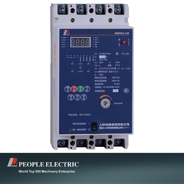 Earthleakage Circuit Breaker (ELCB) of Rdm30le-100