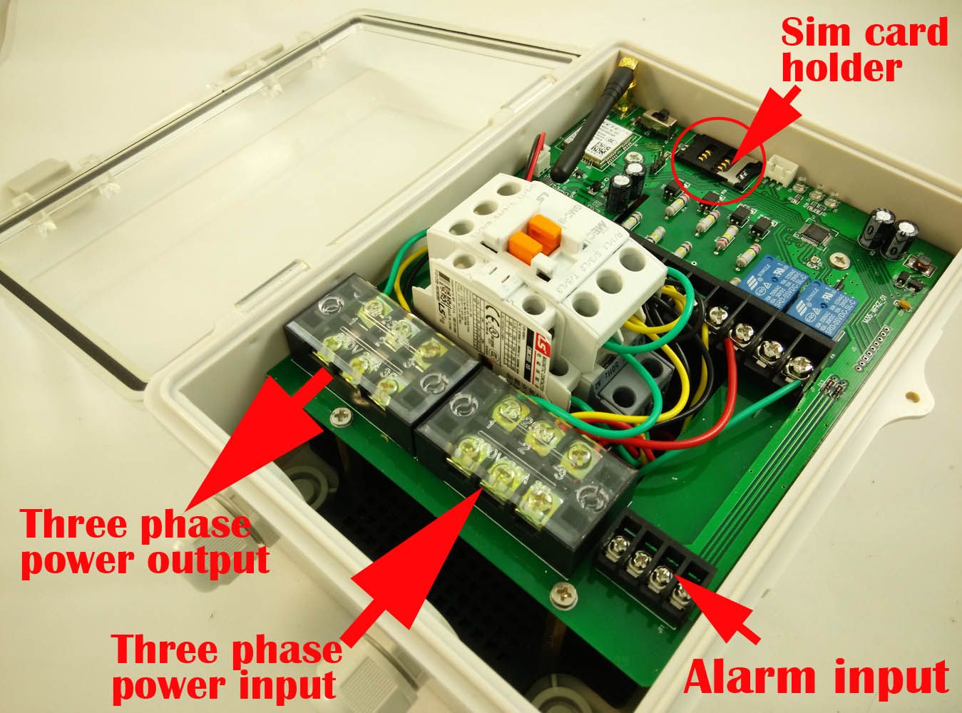 GSM Based 3 Phase Irrigation Water Pump Controller