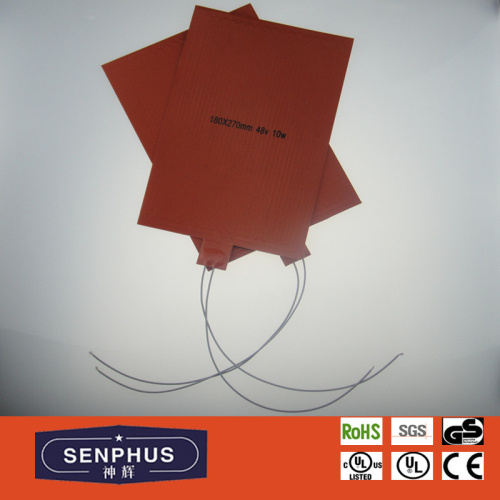 48V 72V Silicone Rubber Heating Mat