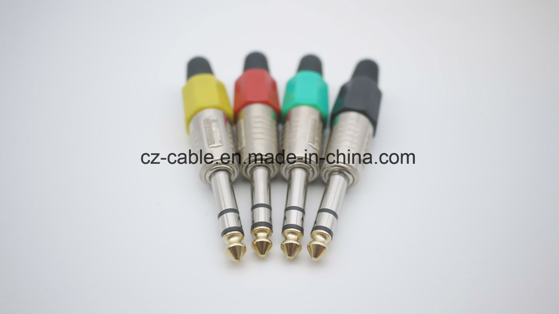 6.35mm Stereo Plug with Gold Tip