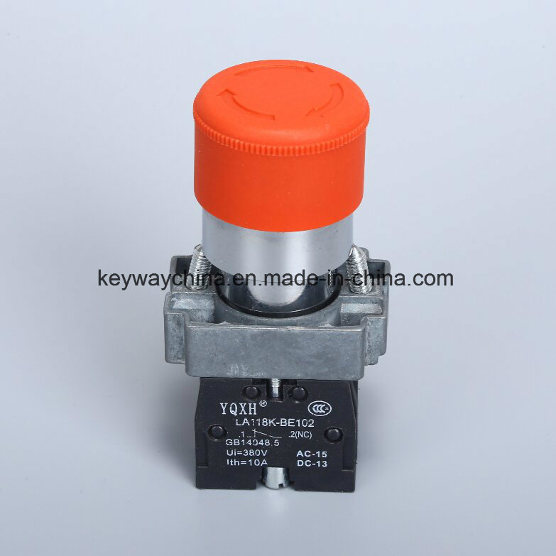 22mm 6-380V Emergency-Mushroom Type Push Button Switch