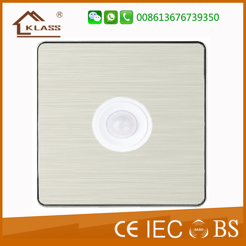 China Supplier Metal Plate Human Body Sensor Wall Switch