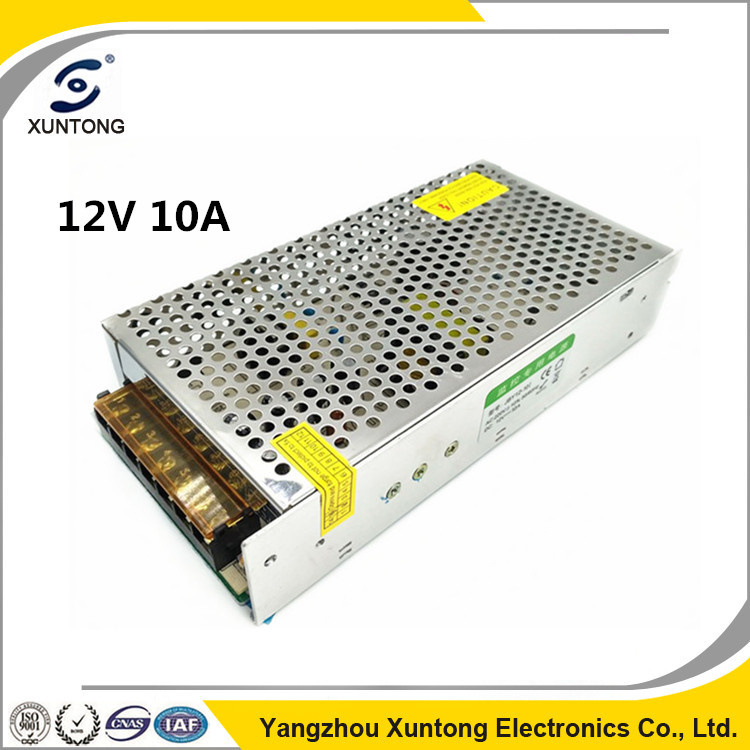 LED Constant Voltage Driver 120W 12V 10A Switch CCTV Power Supply