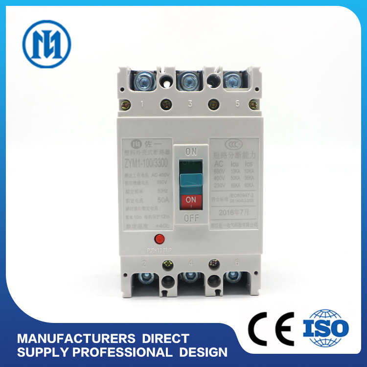 3 Poles Number Circuit Breakers MCCB, AC MCCB Circuit Breaker Manufacturer 400V/690V