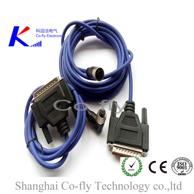 12 Pin Electrical M12 Female with D Sub Plug Connector