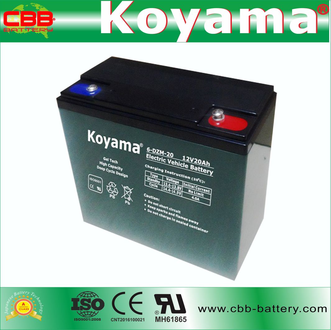 6-Dzm-20 12V 20ah E-Bike Battery