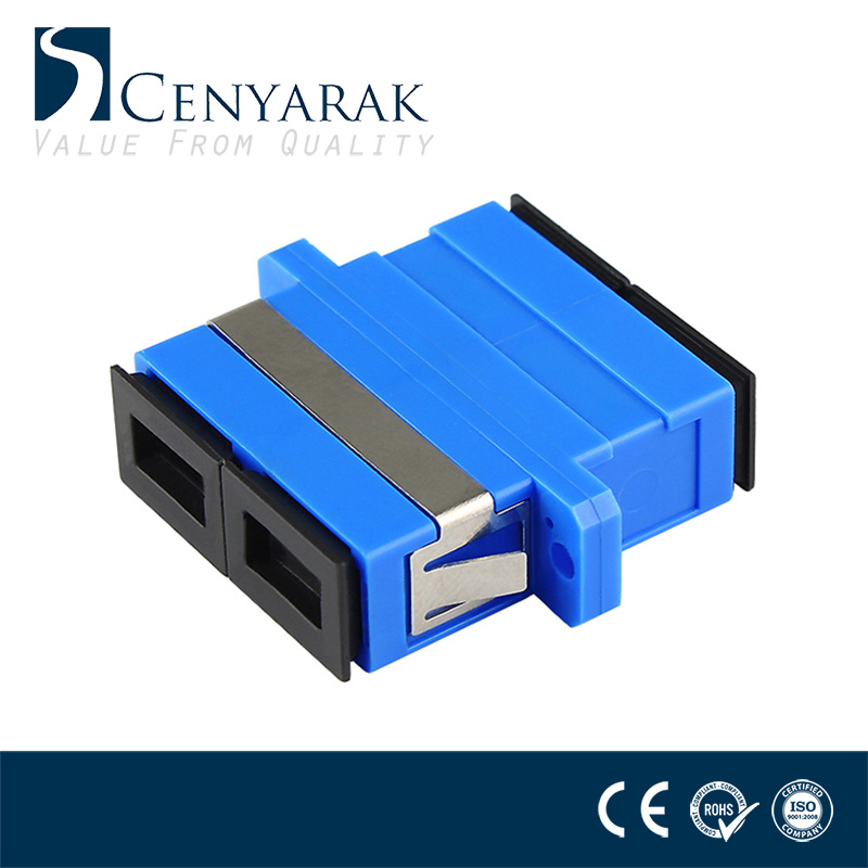Sc to Sc Duplex Fiber Optic Adapter Adapter with Cap