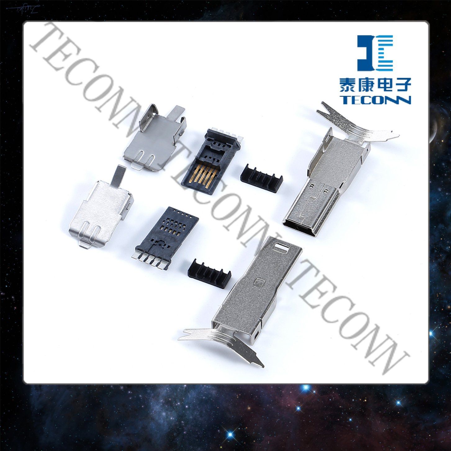 Mini USB 5pin B Type Plug Connector
