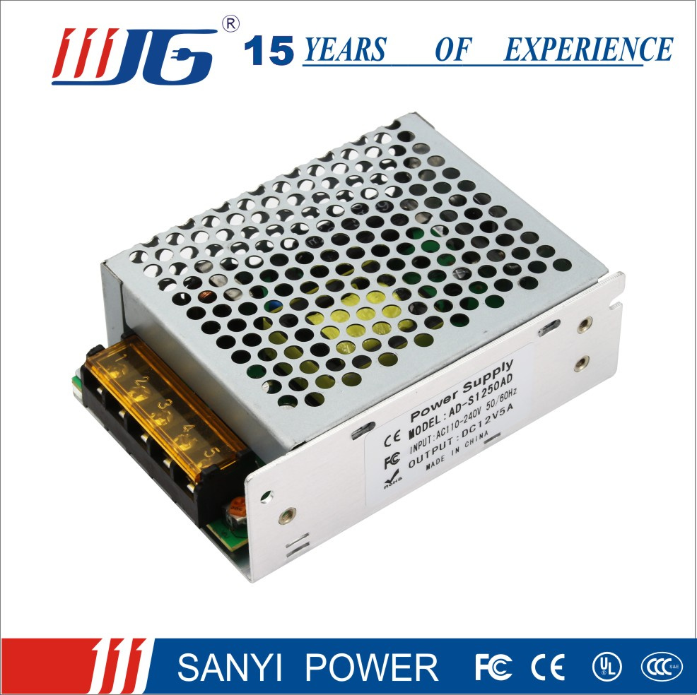 Sp-60W 12V5a Power Supply 12V AC/DC LED Driver