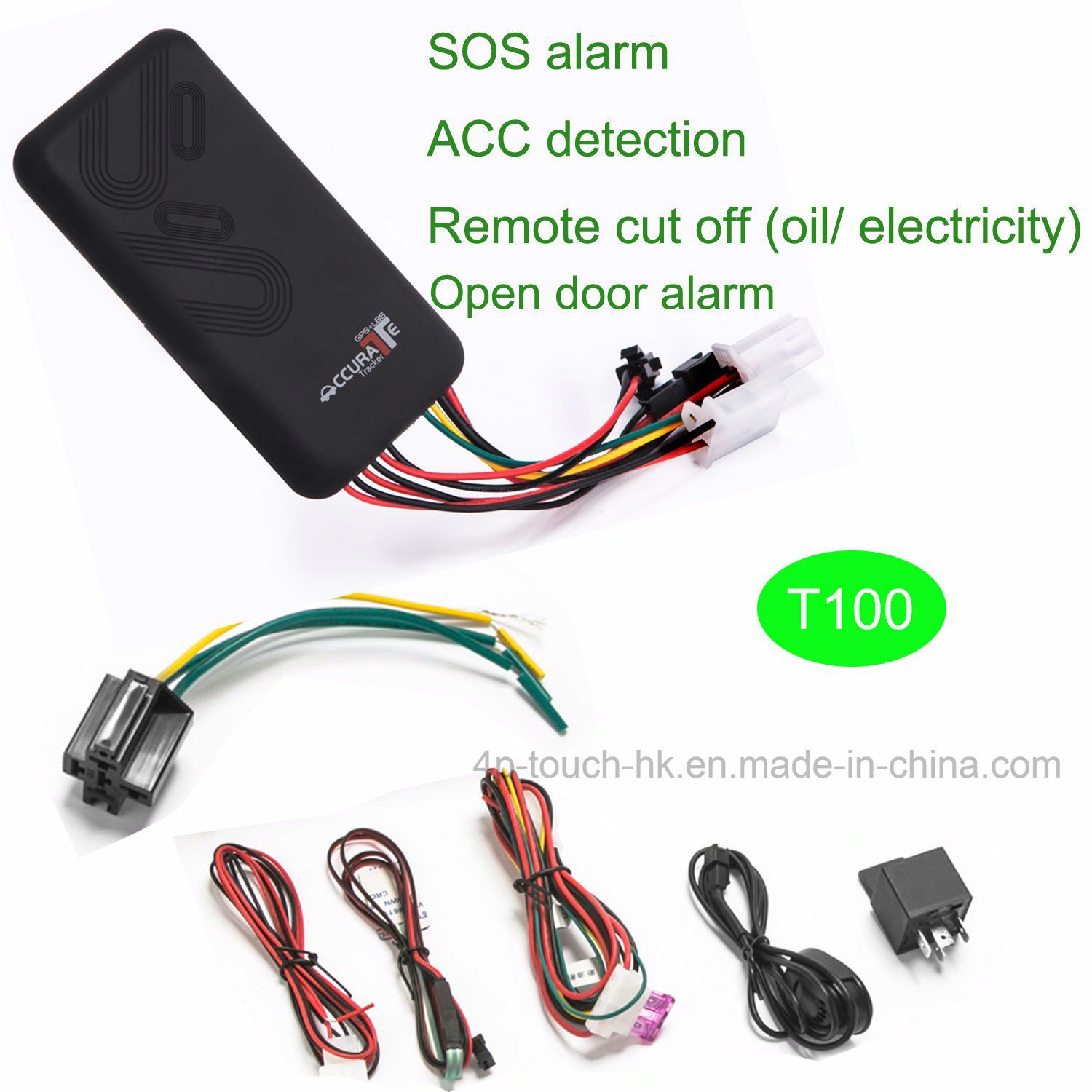 Hot Portable Mini GPS Vehicle Tracker with Emergency Alarm T100