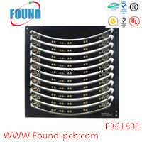 SMT PCB Board with Black and White Oil Fr4