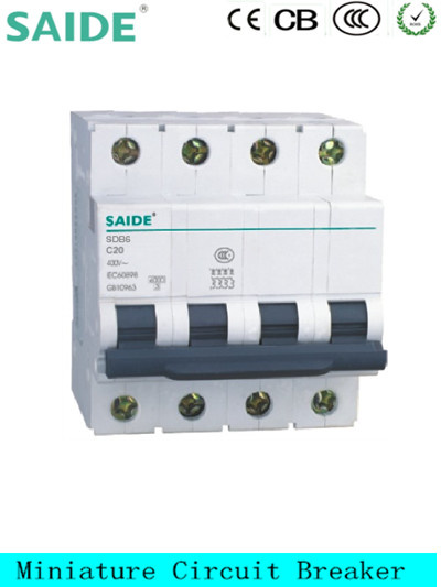 6ka New Type High Breaking Capacity Mini Circuit Breaker (MCB)