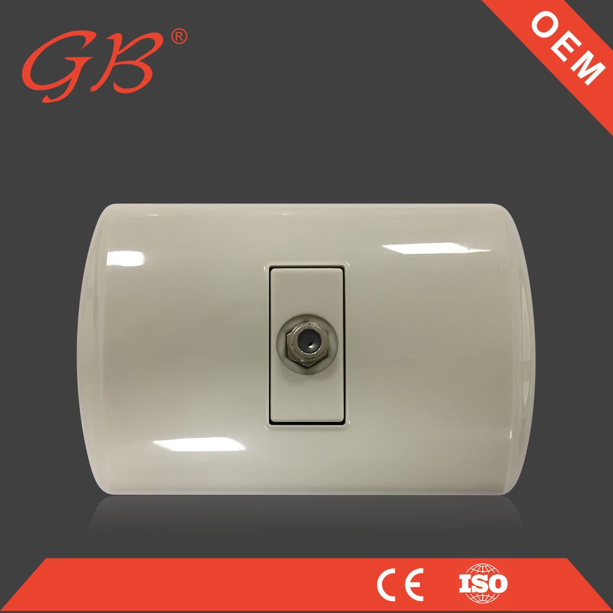 Electrical South American Wall Switch Wall TV Socket