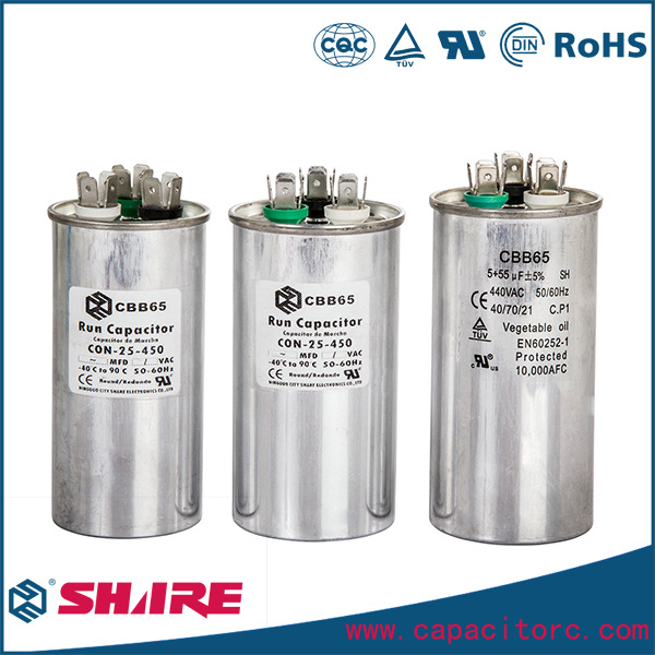 Cbb65 450V AC Motor Run Polypropylene Film Capacitor