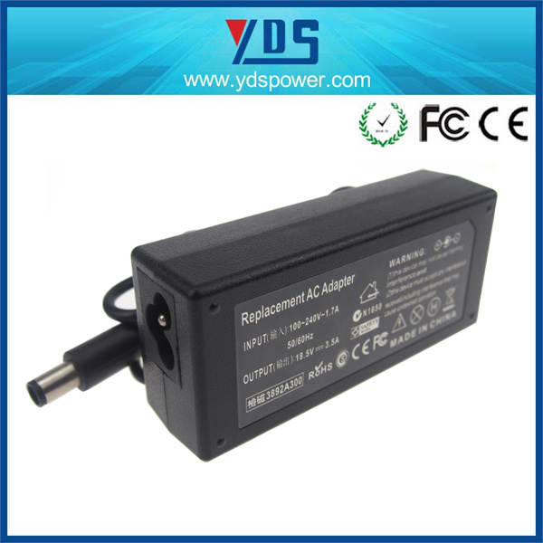 18.5V 3.5A 65W Laptop Charger for HP/Compaq