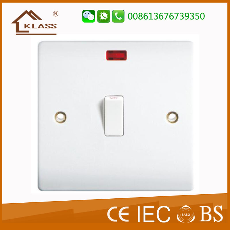 Bakelite Copper Door Bell Switch with Neon