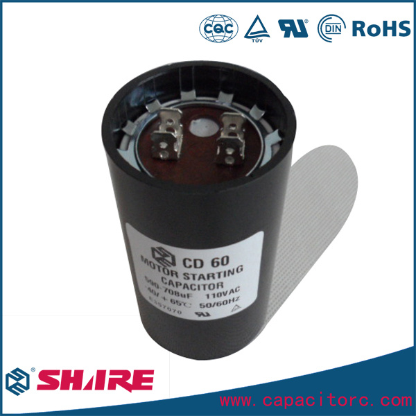 CD60 Type Motor Start Electrolytic Capacitor Bank