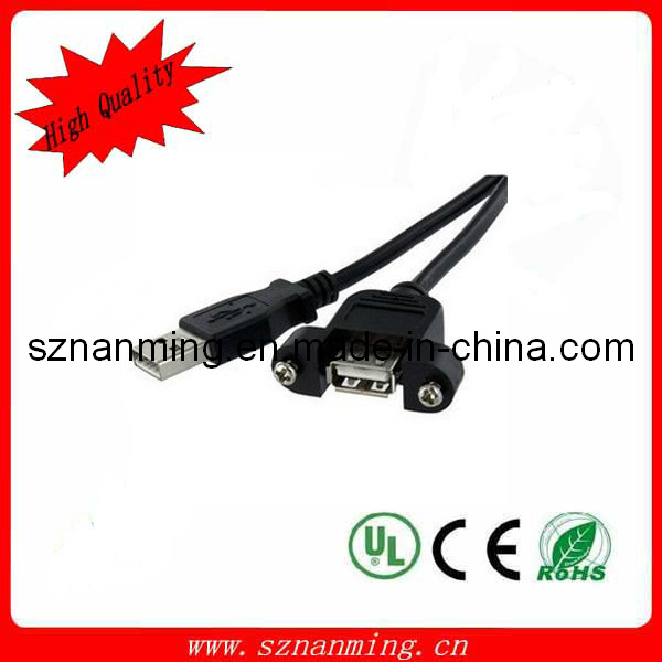 USB2.0 Panel Mount Cable Male to Female