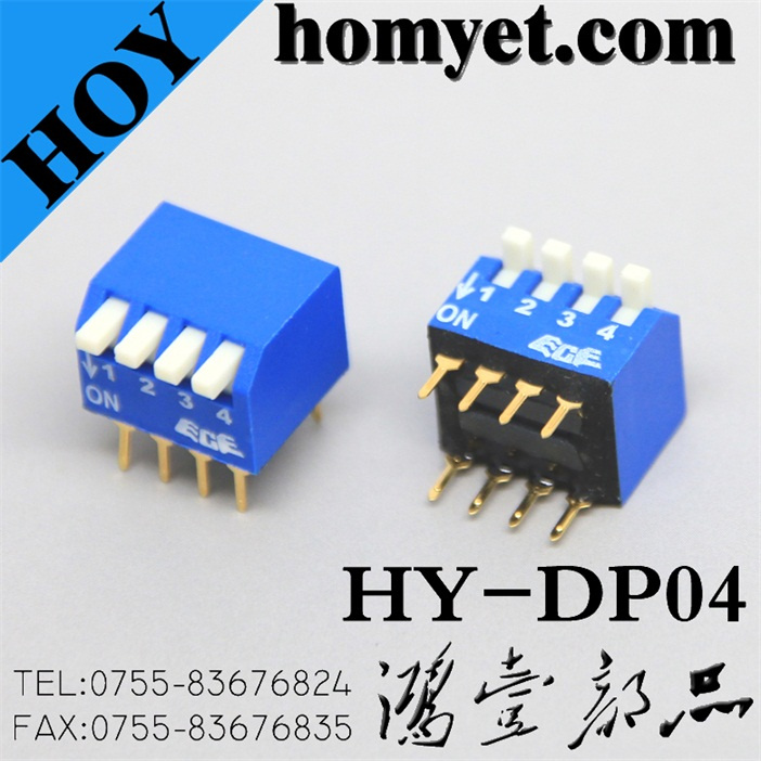 High Quality DIP Switch/Micro Switch with 4key (HY-DP04)