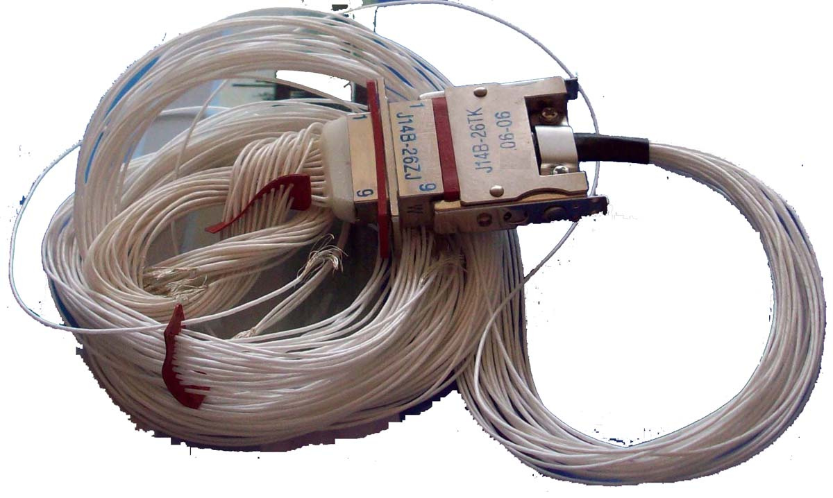 Wires Soldered J14b Series Military Rectangular Connectors