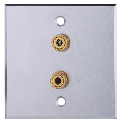Aluminum AV Wall Socket, Face Plate (9.2032)